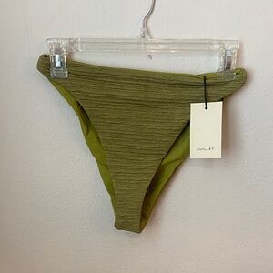 NWT Juillet Edie Bottom Luxe Ripple Texture Chartreuse